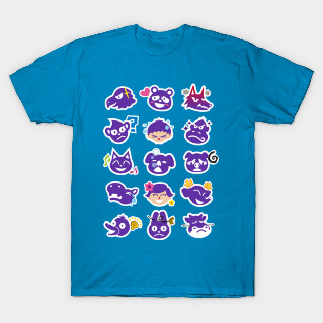 Animal Crossing Emotions - Animal Crossing - T-Shirt | TeePublic